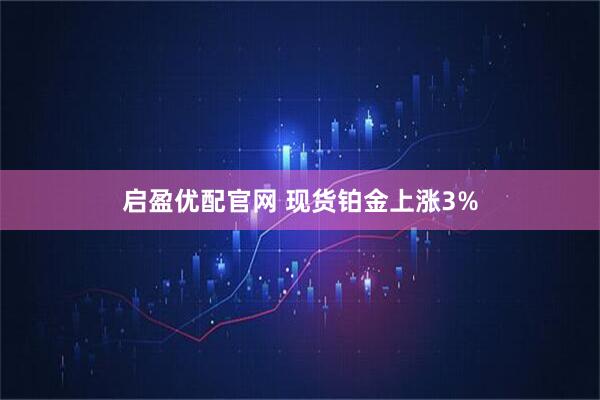 启盈优配官网 现货铂金上涨3%
