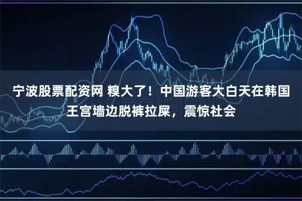 宁波股票配资网 糗大了！中国游客大白天在韩国王宫墙边脱裤拉屎，震惊社会